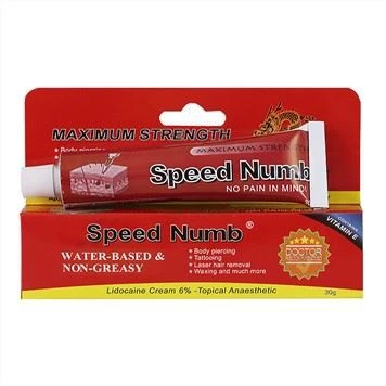 Miksi valita Speed ​​Numb 30g Lidocaine 6 prosenttia?